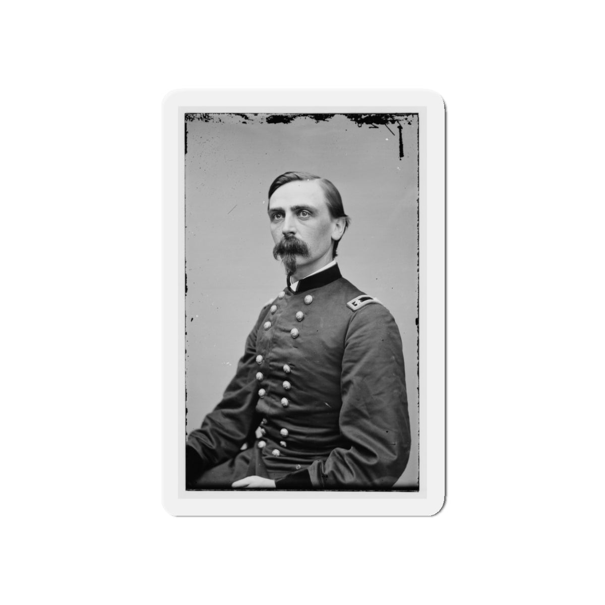 Portrait Of Maj. Gen. Adelbert Ames, Officer Of The Federal Army (U.S. Civil War) Refrigerator Magnet-5" x 5"-The Sticker Space