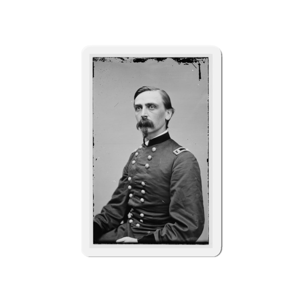 Portrait Of Maj. Gen. Adelbert Ames, Officer Of The Federal Army (U.S. Civil War) Refrigerator Magnet-6 × 6"-The Sticker Space