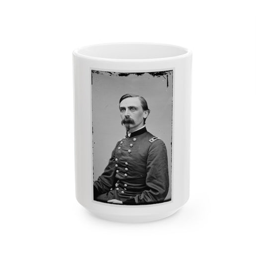 Portrait Of Maj. Gen. Adelbert Ames, Officer Of The Federal Army (U.S. Civil War) White Coffee Mug-15oz-The Sticker Space