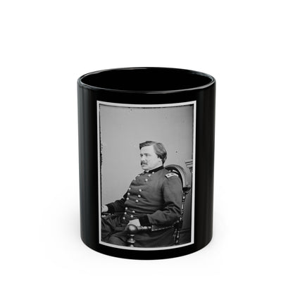 Portrait Of Maj. Gen. Alexander Mcd. Mccook, Officer Of The Federal Army (U.S. Civil War) Black Coffee Mug-11oz-The Sticker Space