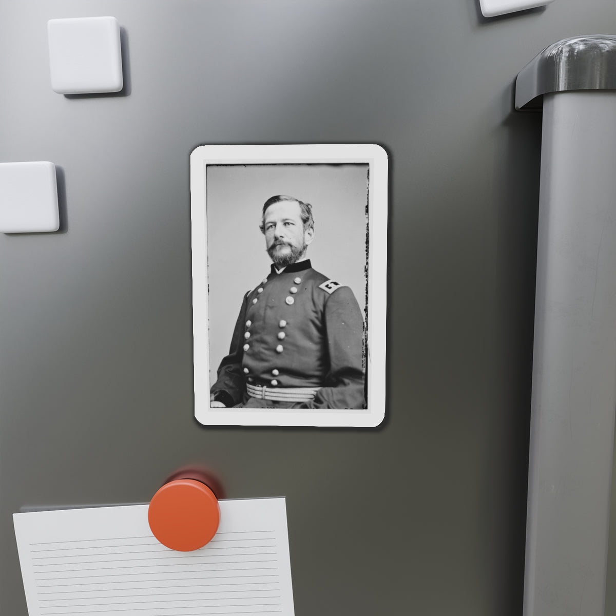 Portrait Of Maj. Gen. Alfred Pleasonton, Officer Of The Federal Army (U.S. Civil War) Refrigerator Magnet-The Sticker Space