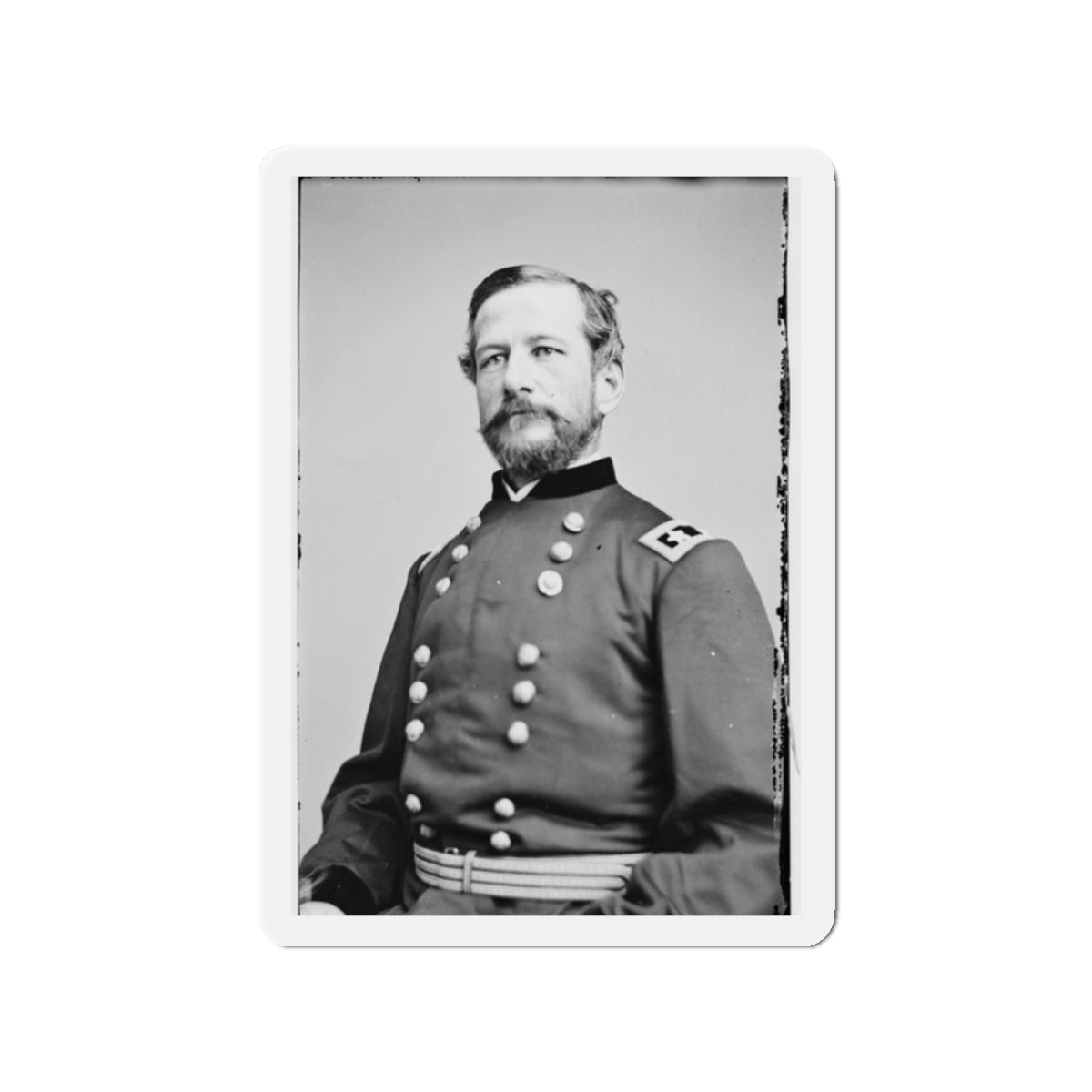 Portrait Of Maj. Gen. Alfred Pleasonton, Officer Of The Federal Army (U.S. Civil War) Refrigerator Magnet-The Sticker Space