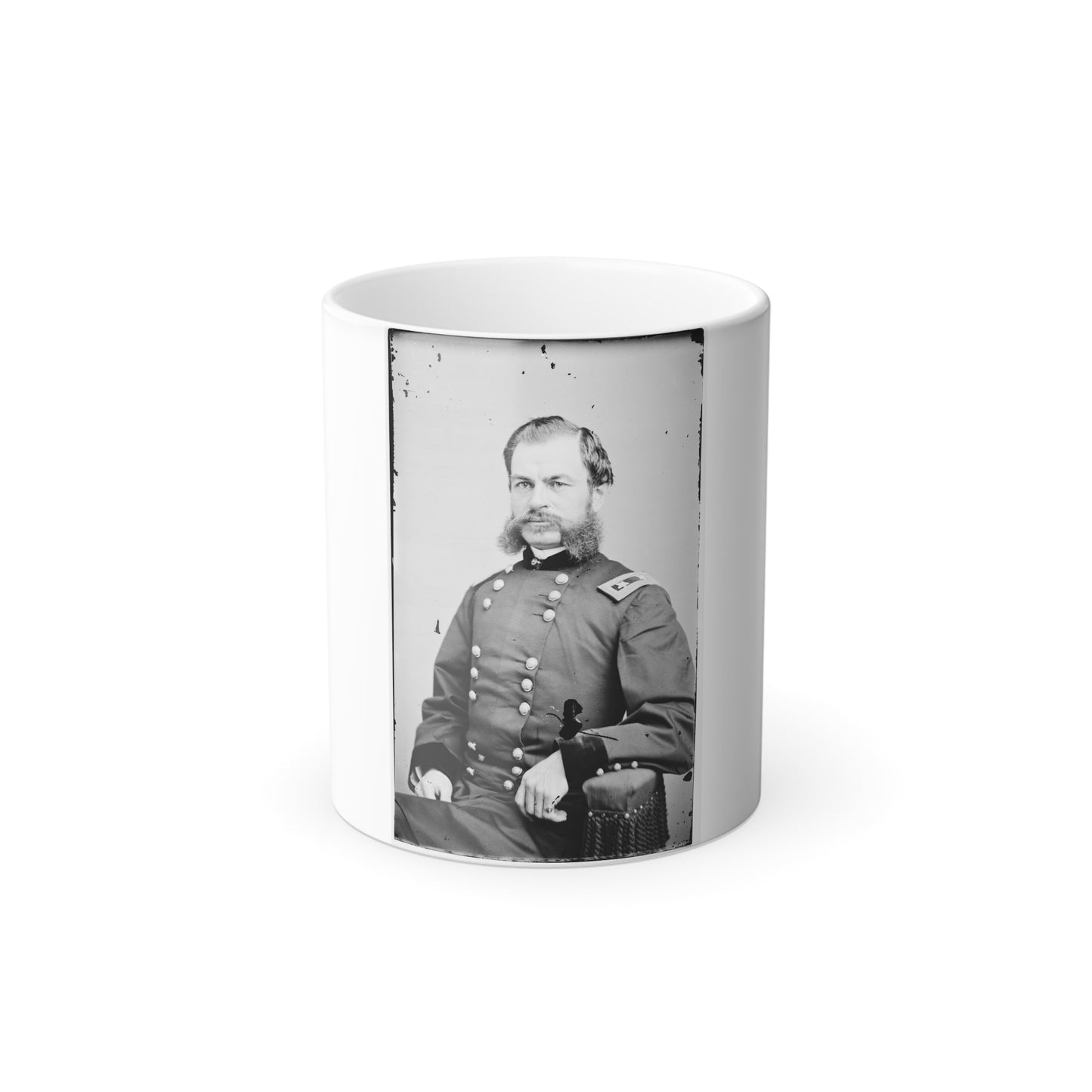 Portrait of Maj. Gen. Alfred T. A. Torbert, Officer of the Federal Army (U.S. Civil War) Color Morphing Mug 11oz-11oz-The Sticker Space