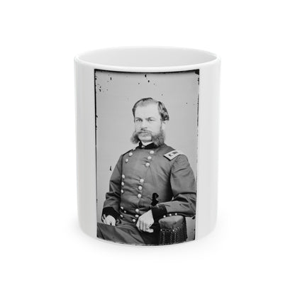 Portrait Of Maj. Gen. Alfred T. A. Torbert, Officer Of The Federal Army (U.S. Civil War) White Coffee Mug-11oz-The Sticker Space