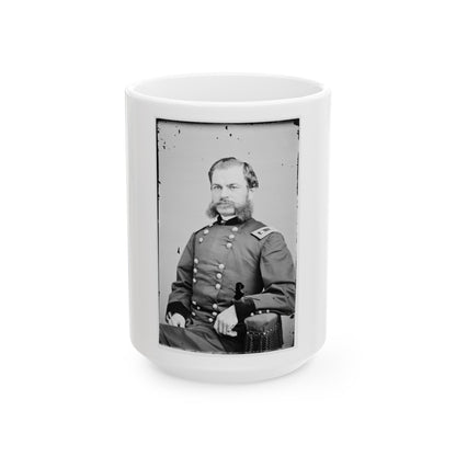 Portrait Of Maj. Gen. Alfred T. A. Torbert, Officer Of The Federal Army (U.S. Civil War) White Coffee Mug-15oz-The Sticker Space