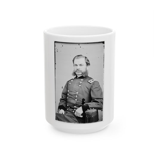 Portrait Of Maj. Gen. Alfred T. A. Torbert, Officer Of The Federal Army (U.S. Civil War) White Coffee Mug-15oz-The Sticker Space