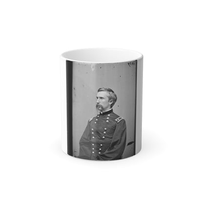 Portrait of Maj. Gen. (As of Mar. 29, 1865) Joshua L. Chamberlain, Officer of the Federal Army (U.S. Civil War) Color Morphing Mug 11oz-11oz-The Sticker Space