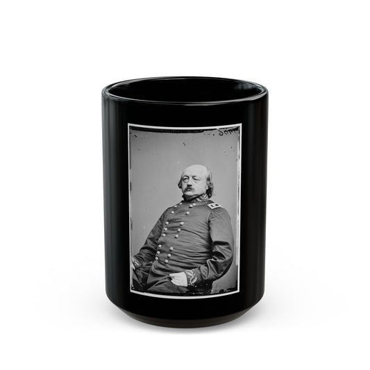 Portrait Of Maj. Gen. Benjamin F. Butler, Officer Of The Federal Army (U.S. Civil War) Black Coffee Mug-15oz-The Sticker Space