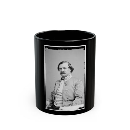 Portrait Of Maj. Gen. Benjamin F. Cheatham, Officer Of The Confederate Army (U.S. Civil War) Black Coffee Mug-11oz-The Sticker Space