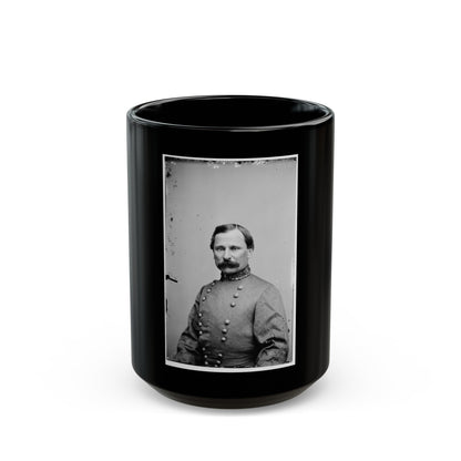 Portrait Of Maj. Gen. Cadmus M. Wilcox, Officer Of The Confederate Army (U.S. Civil War) Black Coffee Mug-15oz-The Sticker Space