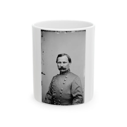 Portrait Of Maj. Gen. Cadmus M. Wilcox, Officer Of The Confederate Army (U.S. Civil War) White Coffee Mug-11oz-The Sticker Space