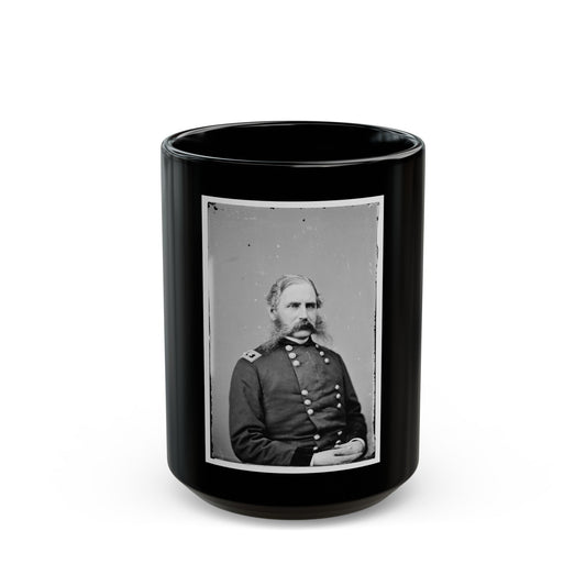 Portrait Of Maj. Gen. Christopher C. Augur, Officer Of The Federal Army (U.S. Civil War) Black Coffee Mug-15oz-The Sticker Space