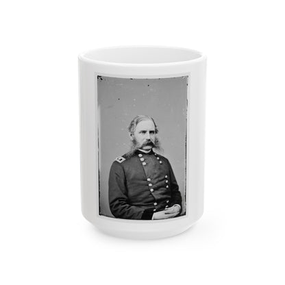 Portrait Of Maj. Gen. Christopher C. Augur, Officer Of The Federal Army (U.S. Civil War) White Coffee Mug-15oz-The Sticker Space