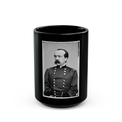 Portrait Of Maj. Gen. Daniel Butterfield, Officer Of The Federal Army (U.S. Civil War) Black Coffee Mug-15oz-The Sticker Space