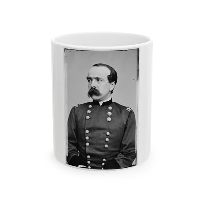 Portrait Of Maj. Gen. Daniel Butterfield, Officer Of The Federal Army (U.S. Civil War) White Coffee Mug-11oz-The Sticker Space