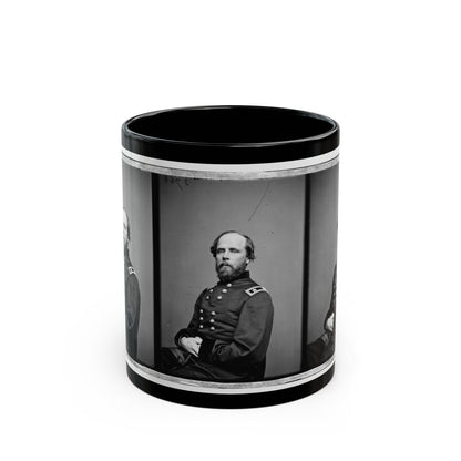 Portrait Of Maj. Gen. Darius Nash Couch, Officer Of The Federal Army (U.S. Civil War) Black Coffee Mug-11oz-The Sticker Space