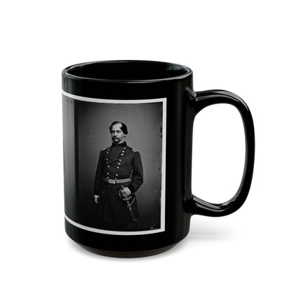 Portrait Of Maj. Gen. David Hunter, Officer Of The Federal Army (U.S. Civil War) Black Coffee Mug-The Sticker Space