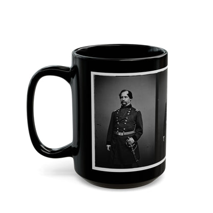 Portrait Of Maj. Gen. David Hunter, Officer Of The Federal Army (U.S. Civil War) Black Coffee Mug-The Sticker Space