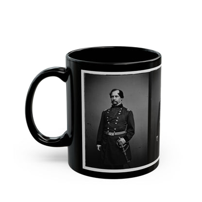 Portrait Of Maj. Gen. David Hunter, Officer Of The Federal Army (U.S. Civil War) Black Coffee Mug-The Sticker Space