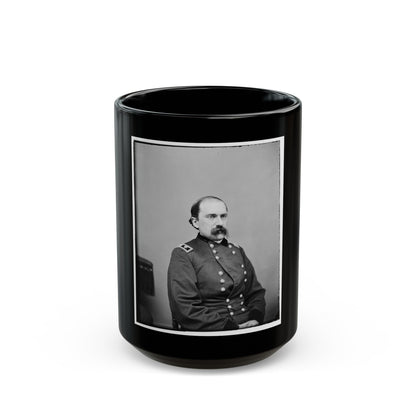 Portrait Of Maj. Gen. Edward M. Mccook, Officer Of The Federal Army (U.S. Civil War) Black Coffee Mug-15oz-The Sticker Space