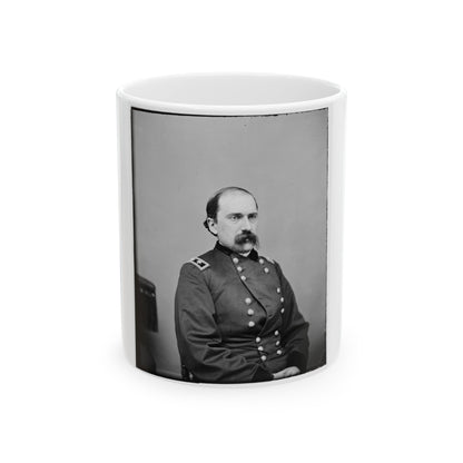 Portrait Of Maj. Gen. Edward M. Mccook, Officer Of The Federal Army (U.S. Civil War) White Coffee Mug-11oz-The Sticker Space