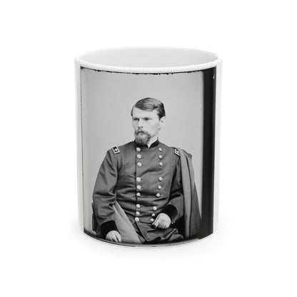 Portrait Of Maj. Gen. Emory Upton, Officer Of The Federal Army (U.S. Civil War) White Coffee Mug-11oz-The Sticker Space