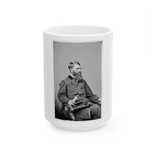 Portrait Of Maj. Gen. Frank P. Blair, Officer Of The Federal Army (U.S. Civil War) White Coffee Mug-15oz-The Sticker Space