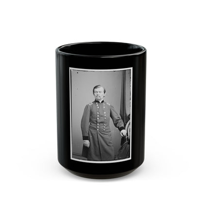 Portrait Of Maj. Gen. Franz Sigel, Officer Of The Federal Army (U.S. Civil War) Black Coffee Mug-15oz-The Sticker Space