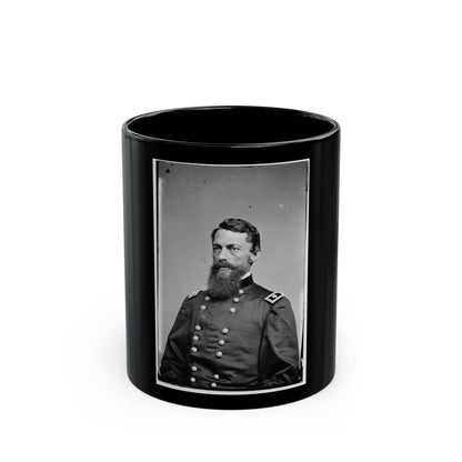 Portrait Of Maj. Gen. George Stoneman, Officer Of The Federal Army (U.S. Civil War) Black Coffee Mug-11oz-The Sticker Space