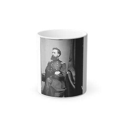Portrait of Maj. Gen. George Sykes, Officer of the Federal Army (U.S. Civil War) Color Morphing Mug 11oz-11oz-The Sticker Space