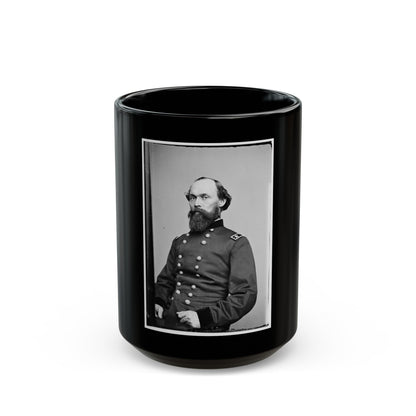 Portrait Of Maj. Gen. Gordon Granger, Officer Of The Federal Army (U.S. Civil War) Black Coffee Mug-15oz-The Sticker Space