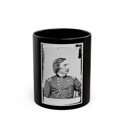 Portrait Of Maj. Gen. Gouverneur K. Warren, Officer Of The Federal Army (U.S. Civil War) Black Coffee Mug-11oz-The Sticker Space