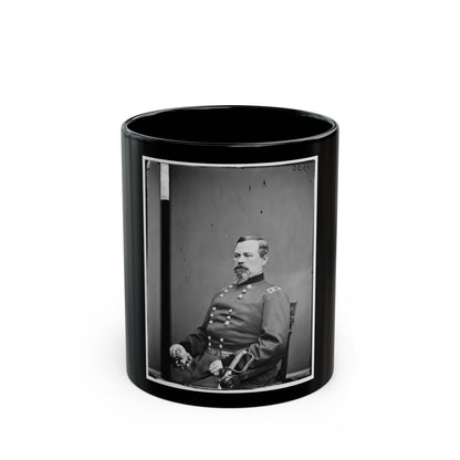 Portrait Of Maj. Gen. Irvin Mcdowell, Officer Of The Federal Army (U.S. Civil War) Black Coffee Mug-11oz-The Sticker Space