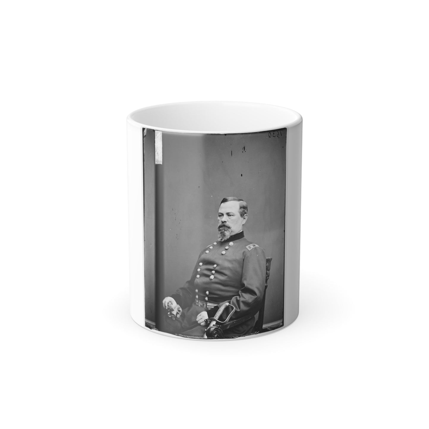 Portrait of Maj. Gen. Irvin Mcdowell, Officer of the Federal Army (U.S. Civil War) Color Morphing Mug 11oz-11oz-The Sticker Space