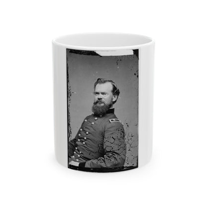 Portrait Of Maj. Gen. James B. Mcpherson, Officer Of The Federal Army (U.S. Civil War) White Coffee Mug-11oz-The Sticker Space