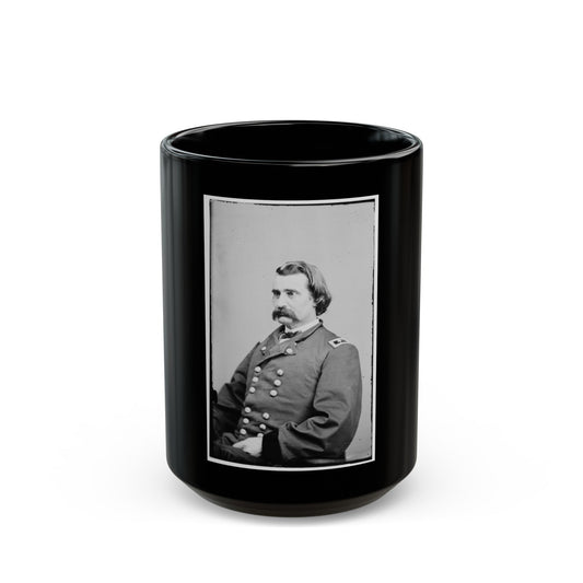 Portrait Of Maj. Gen. John A. Logan, Officer Of The Federal Army (U.S. Civil War) Black Coffee Mug-15oz-The Sticker Space