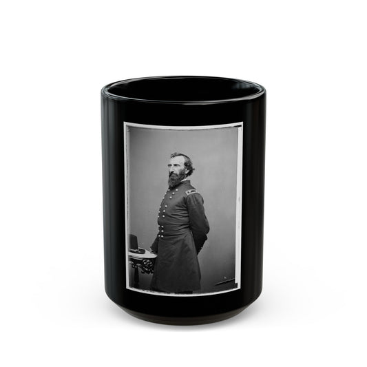 Portrait Of Maj. Gen. John A. Mcclernand, Officer Of The Federal Army (U.S. Civil War) Black Coffee Mug-15oz-The Sticker Space