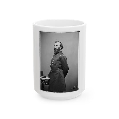 Portrait Of Maj. Gen. John A. Mcclernand, Officer Of The Federal Army (U.S. Civil War) White Coffee Mug-15oz-The Sticker Space