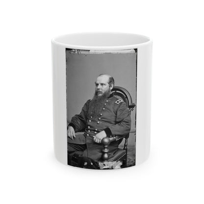 Portrait Of Maj. Gen. John M. Schofield, Officer Of The Federal Army (U.S. Civil War) White Coffee Mug-11oz-The Sticker Space