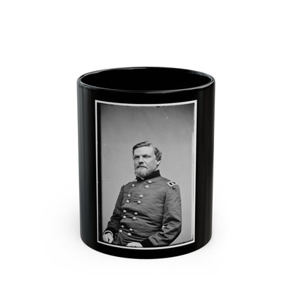 Portrait Of Maj. Gen. John Newton, Officer Of The Federal Army (U.S. Civil War) Black Coffee Mug-11oz-The Sticker Space