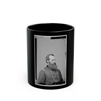 Portrait Of Maj. Gen. John W. Geary, Officer Of The Federal Army (U.S. Civil War) Black Coffee Mug-11oz-The Sticker Space