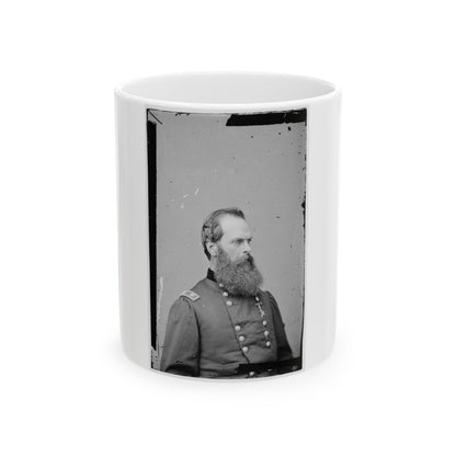 Portrait Of Maj. Gen. John W. Geary, Officer Of The Federal Army (U.S. Civil War) White Coffee Mug-11oz-The Sticker Space