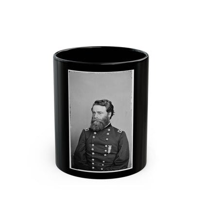 Portrait Of Maj. Gen. Joseph A. Mower, Officer Of The Federal Army (U.S. Civil War) Black Coffee Mug-11oz-The Sticker Space