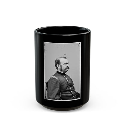 Portrait Of Maj. Gen. Lovell H. Rousseau, Officer Of The Federal Army (U.S. Civil War) Black Coffee Mug-15oz-The Sticker Space