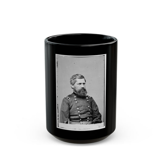 Portrait Of Maj. Gen. Oliver O. Howard, Officer Of The Federal Army (U.S. Civil War) Black Coffee Mug-15oz-The Sticker Space