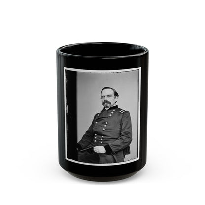 Portrait Of Maj. Gen. Peter J. Osterhaus, Officer Of The Federal Army (U.S. Civil War) Black Coffee Mug-15oz-The Sticker Space