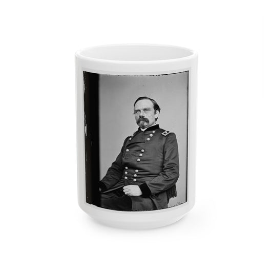 Portrait Of Maj. Gen. Peter J. Osterhaus, Officer Of The Federal Army (U.S. Civil War) White Coffee Mug-15oz-The Sticker Space