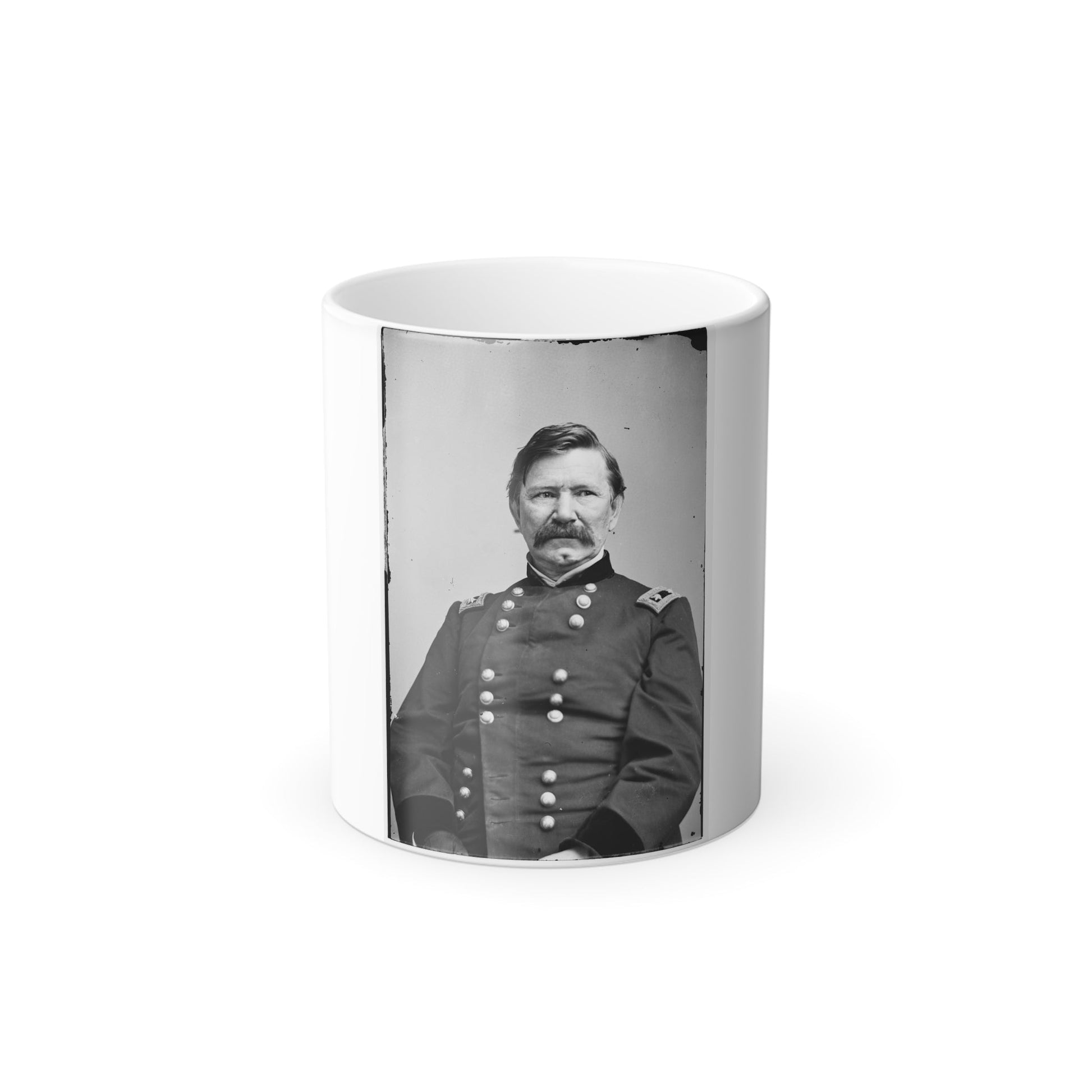 Portrait of Maj. Gen. Robert C. Schenck, Officer of the Federal Army (U.S. Civil War) Color Morphing Mug 11oz-11oz-The Sticker Space