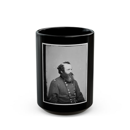 Portrait Of Maj. Gen. Romeyn B. Ayres, Officer Of The Federal Army (U.S. Civil War) Black Coffee Mug-15oz-The Sticker Space