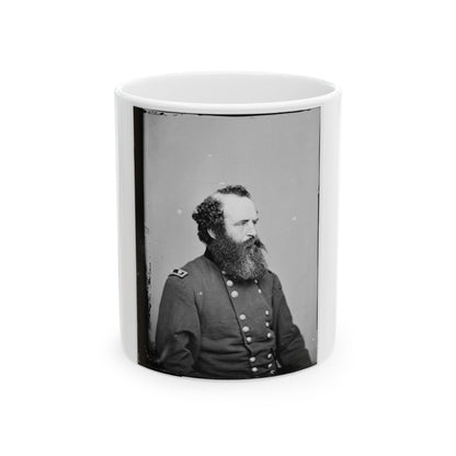 Portrait Of Maj. Gen. Romeyn B. Ayres, Officer Of The Federal Army (U.S. Civil War) White Coffee Mug-11oz-The Sticker Space